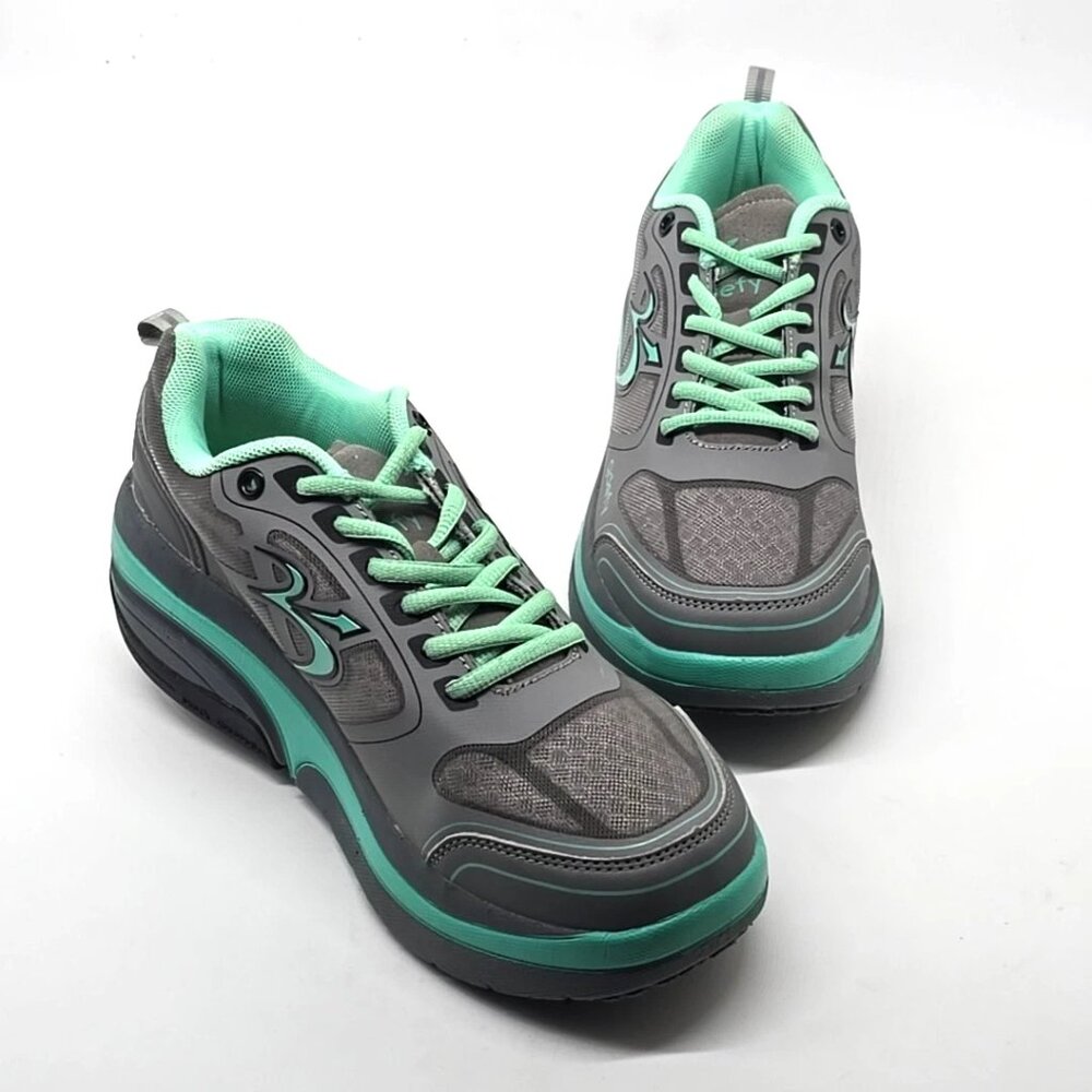 GDefy Gravity Defyer Ion Gray Athletic Sneakers Shoes Women's Size 7.5 - Picture 2 of 12